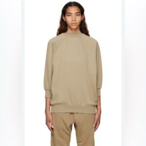 Fear Of God Essentials Mock Neck French Terry Pullover Sweater (Size XS)
